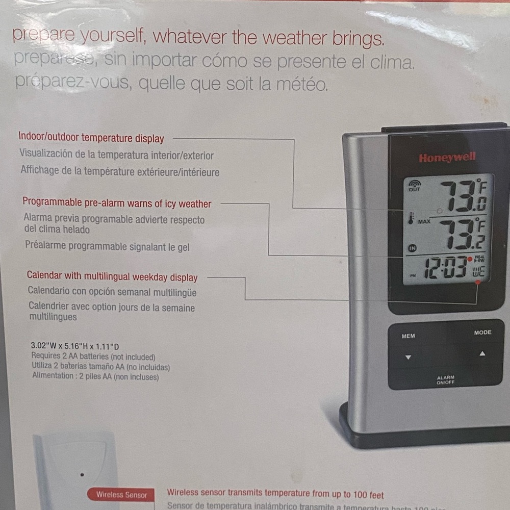 Honeywell Personal WeatherStation